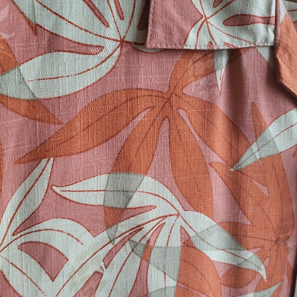 V Uomo Collezione Men's  100%Silk  Button Down Shirt Size XL - Picture 4 of 7